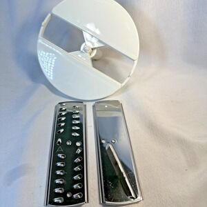 Regal La Machine 1 Food Processor V813 Blade Holder & 2 BLADES